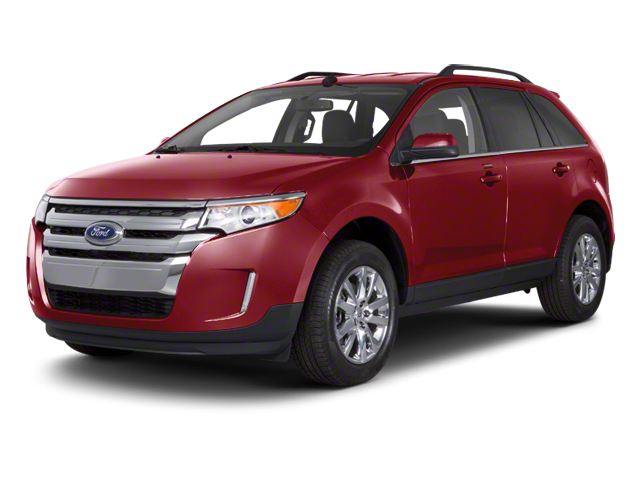 2012 Ford Edge SEL in Silver — front three-quarter view